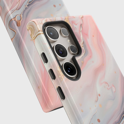 Pink Marble Design Samsung Phone Case