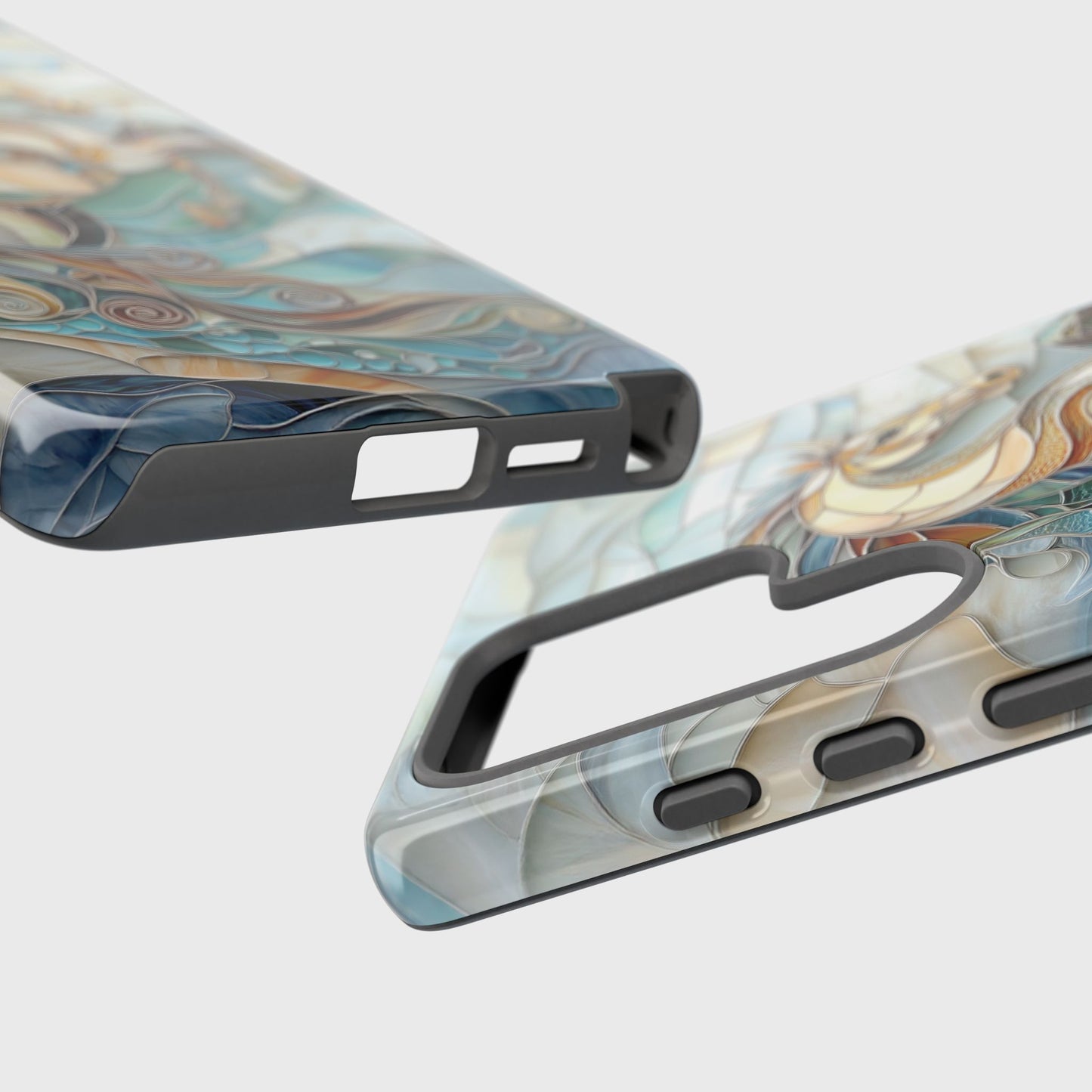 Majestic Horse Stained Glass Design Phone Case for Galaxy S series Phones