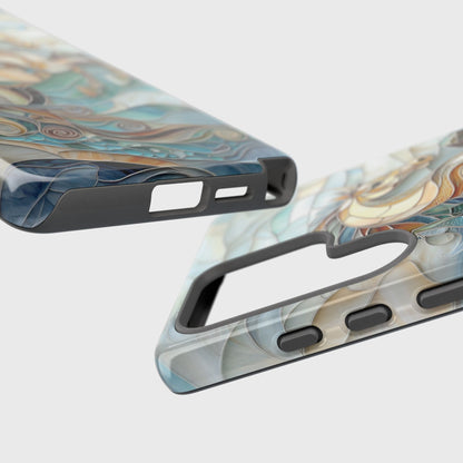 Majestic Horse Stained Glass Design Phone Case for Galaxy S series Phones