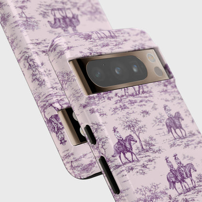 Toile de Cowgirl Design Phone Case for Google Pixel