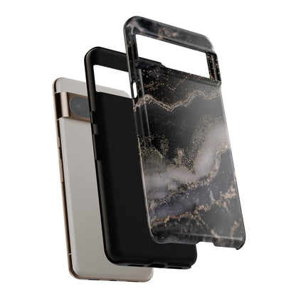 Black Marble Design Google Pixel Phone Case