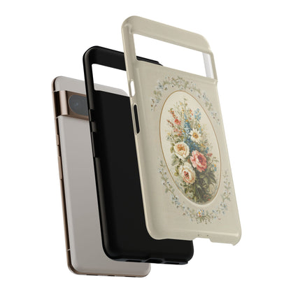 The Classic Rose Cameo – Vintage Floral Design Phone Case for Google Pixel