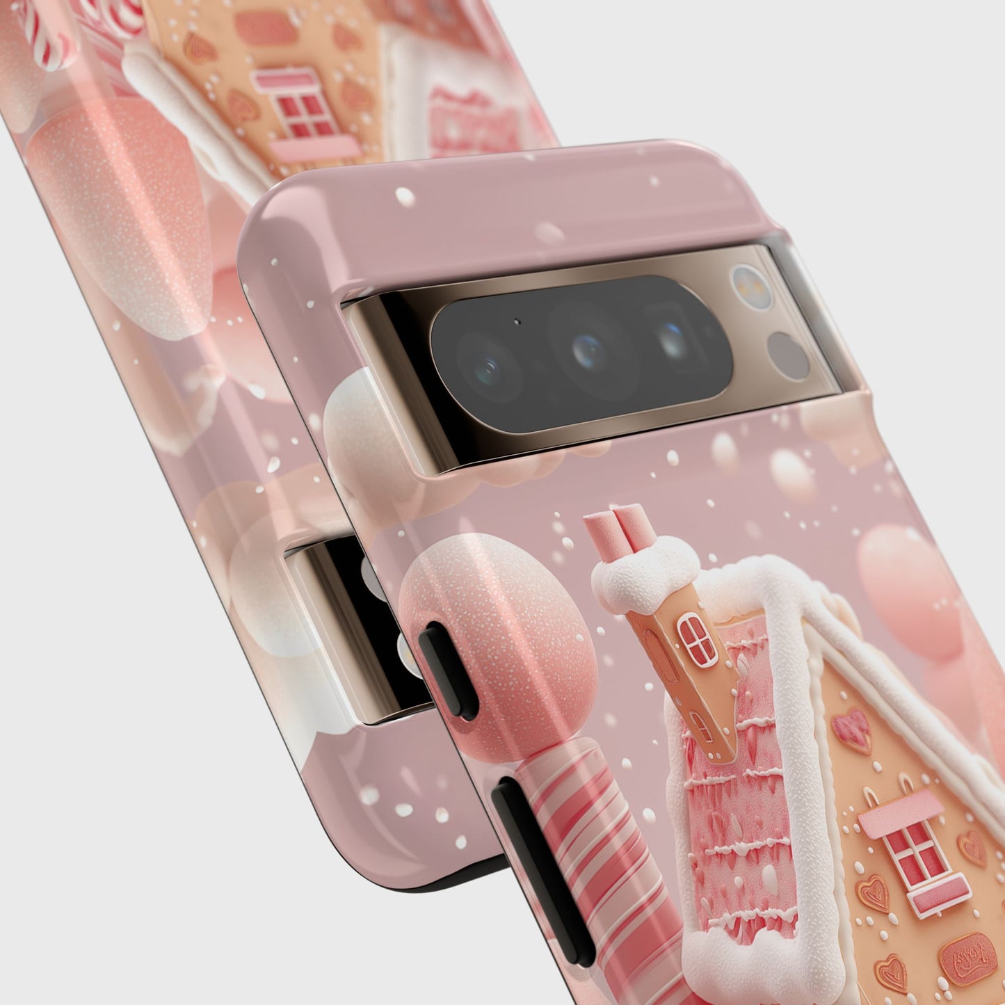 Candy Cane Cottage Design Phone Case for Google Pixel