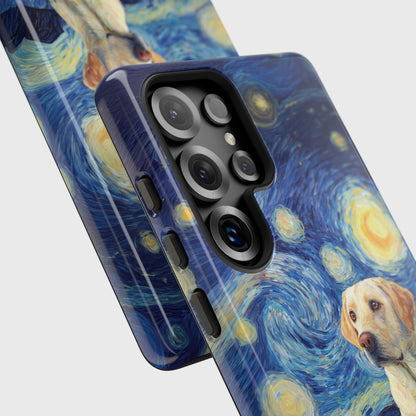 Barky Night (Labrador Retriever) Design Phone Case for Galaxy S series Phones
