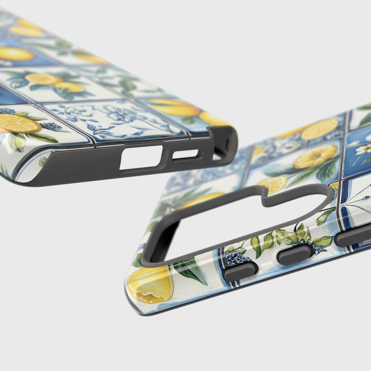 Lemon Azulejo Tiles Design Phone Case for Galaxy S series Phones