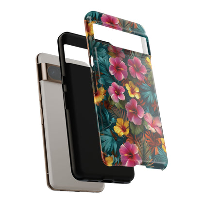 The Moody Oasis – Dark Tropical Design Phone Case for Google Pixel