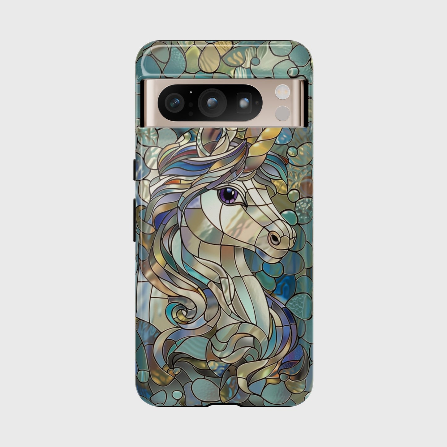 Unicorn Stained Glass Design 1 Google Pixel Phone Case