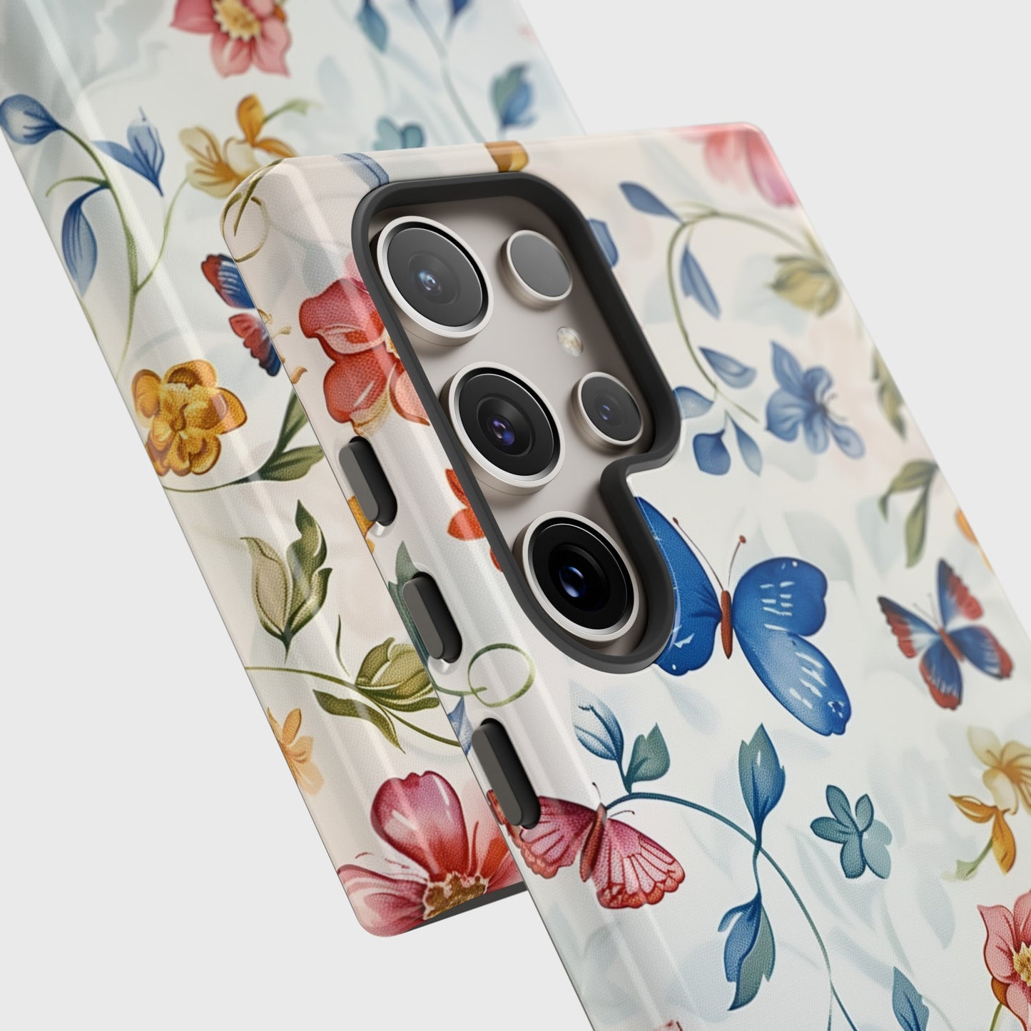 Butterflies Floral Watercolour Design 2 Samsung Phone Case