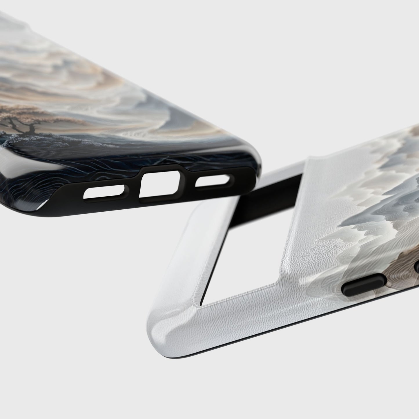 The Sweeping Valley – Sculptural Mountain Design Phone Case for Google Pixel