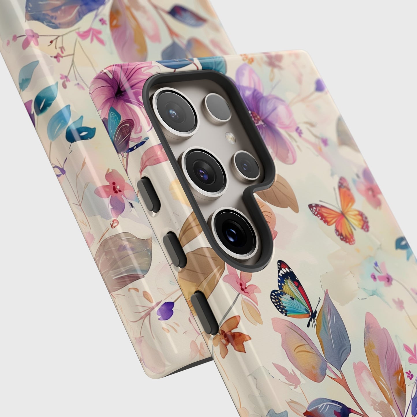 Butterflies Floral Watercolour Design 1 Samsung Phone Case