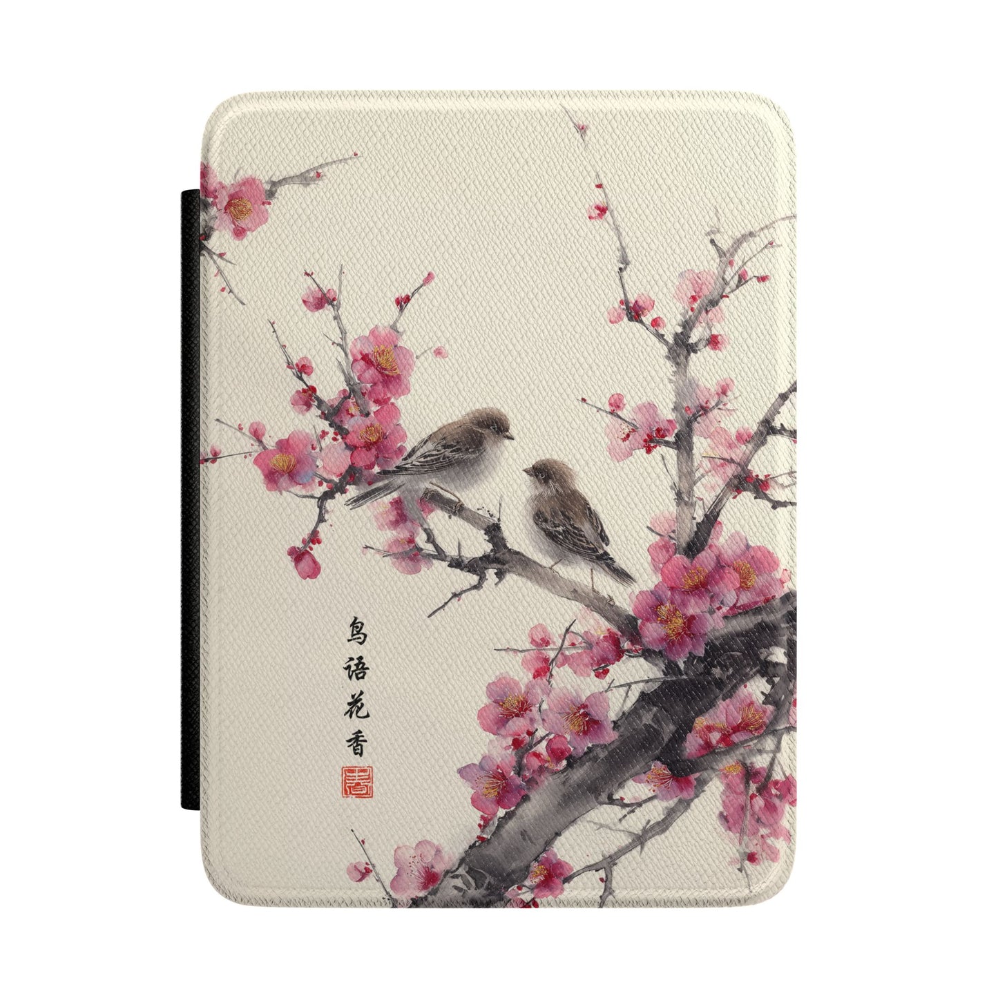 The Sweeping Blossom – Ink Wash Botanical Design Kindle Case
