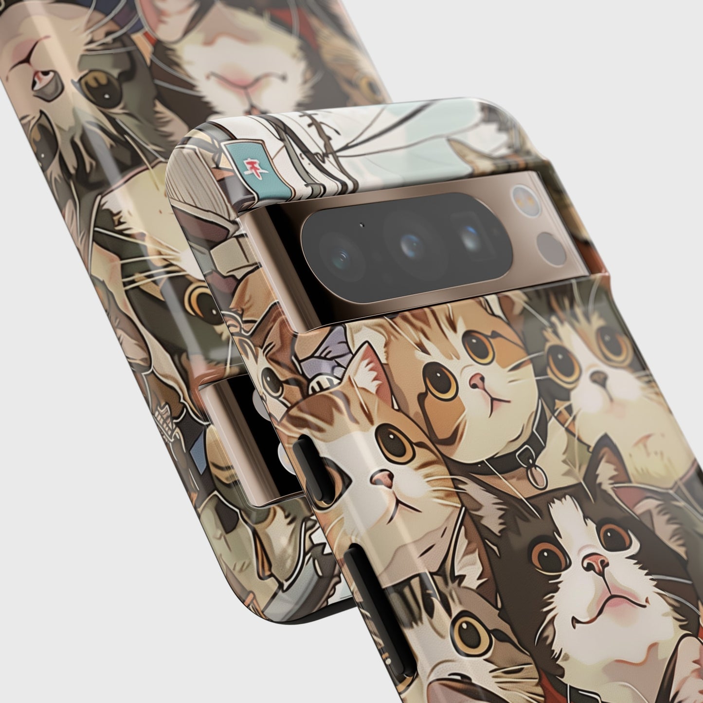 Cute Cat Selfie Design Google Pixel Phone Case