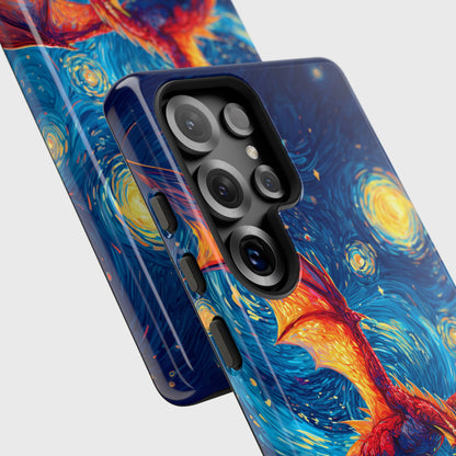 The Midnight Drake – Fantasy Art Phone Case for Galaxy S series Phones