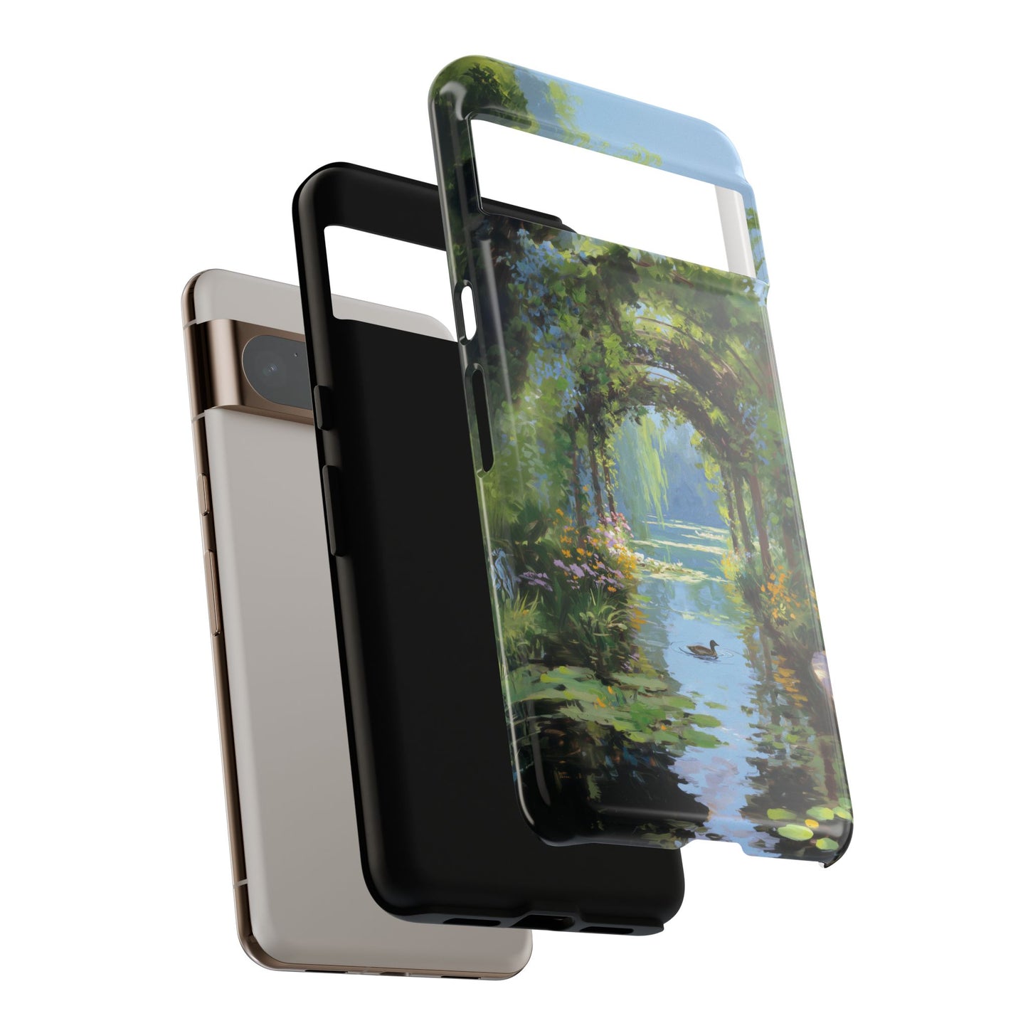 The Secret Archway – Impressionist Pond Design Phone Case for Google Pixel