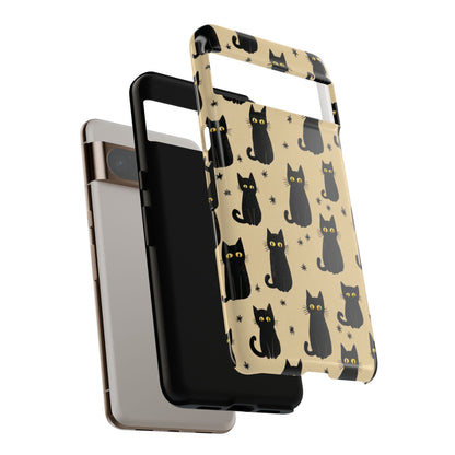 Black Cat Charm Design Phone Case for Google Pixel