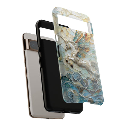 Flying Unicorn Abstract Art Design Phone Case for Google Pixel
