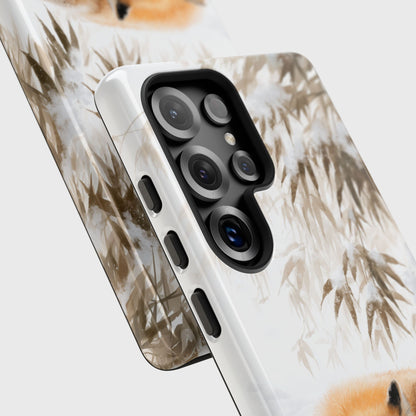 The Sleeping Kitsune Design Phone Case for Galaxy S series Phones