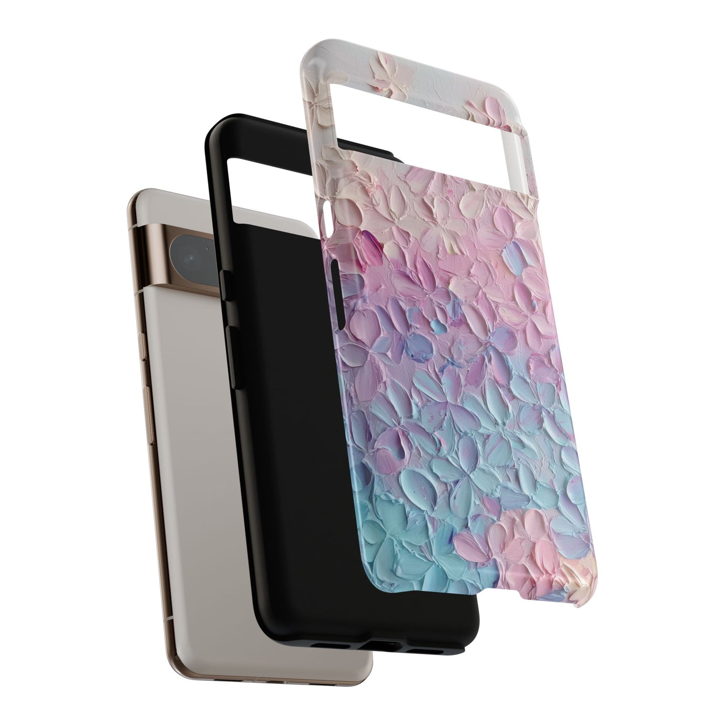 Pastel Flower Abstract Oil Painting Design Phone Case for Google Pixel