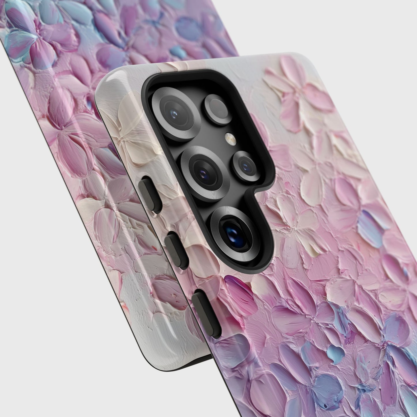 Pastel Flower Abstract Oil Painting Design Phone Case for Galaxy S series Phones