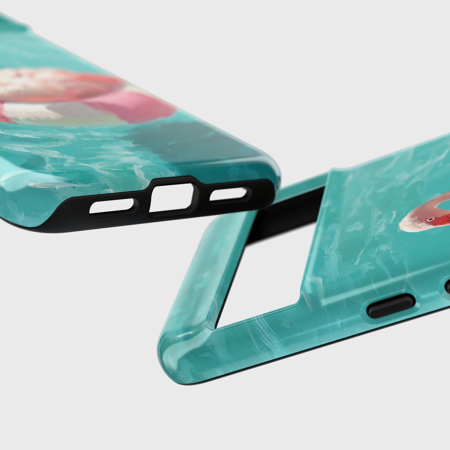Out of Office Mode - The Poolside Flamingo Impressionist Summer Design Phone Case for Google Pixel