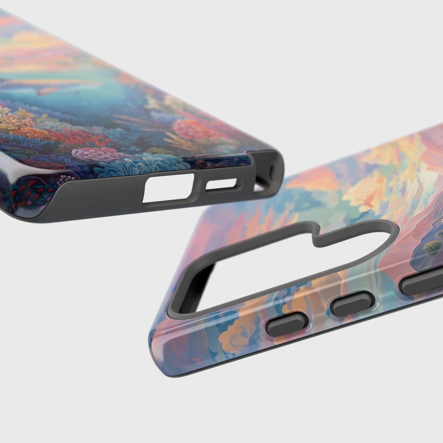 Coral Horizon Design Phone Case for Galaxy S series Phones