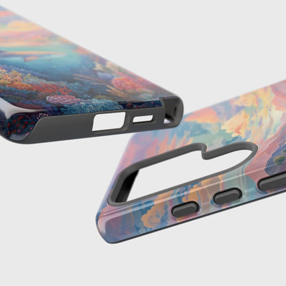 Coral Horizon Design Phone Case for Galaxy S series Phones