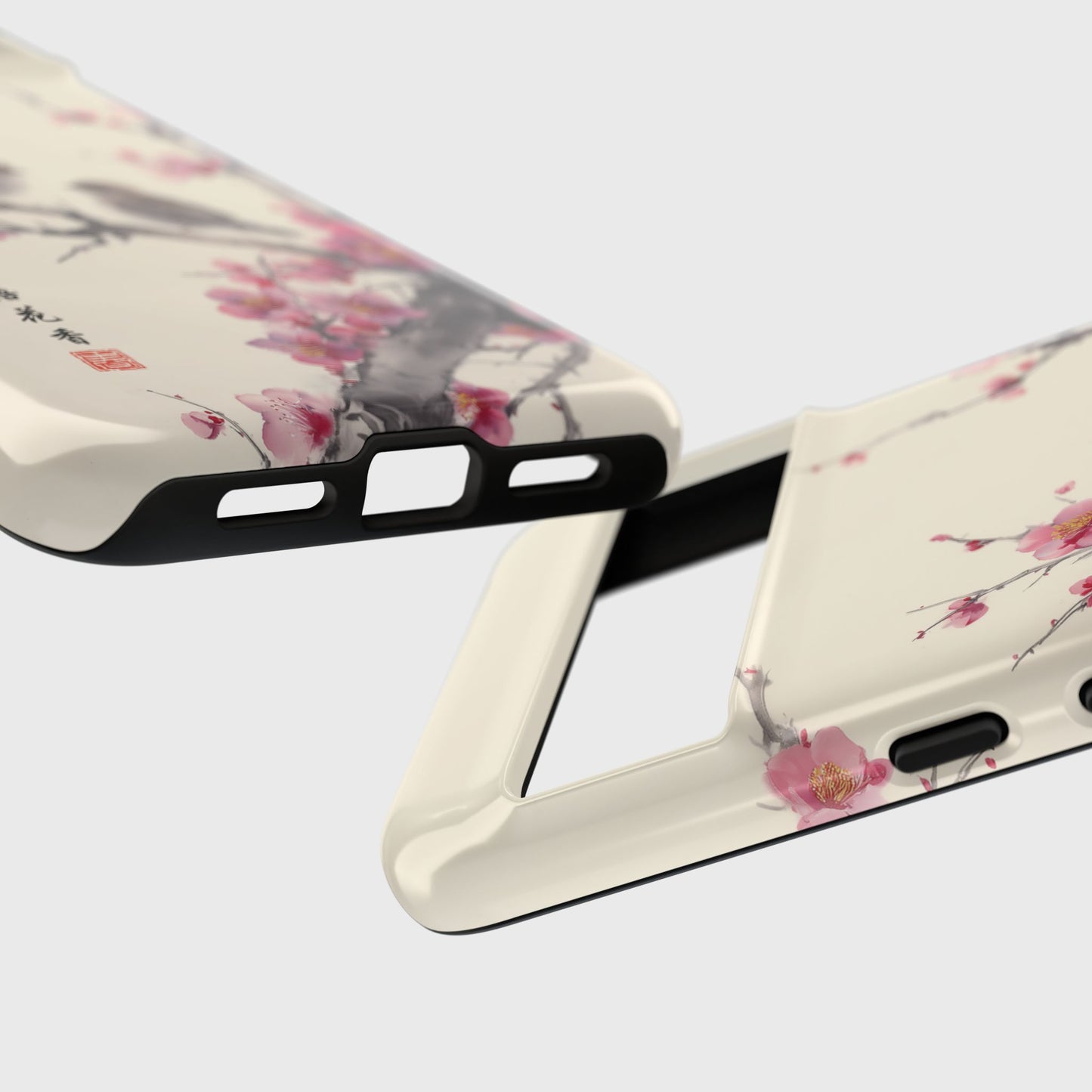 The Sweeping Blossom – Ink Wash Botanical Design Phone Case for Google Pixel