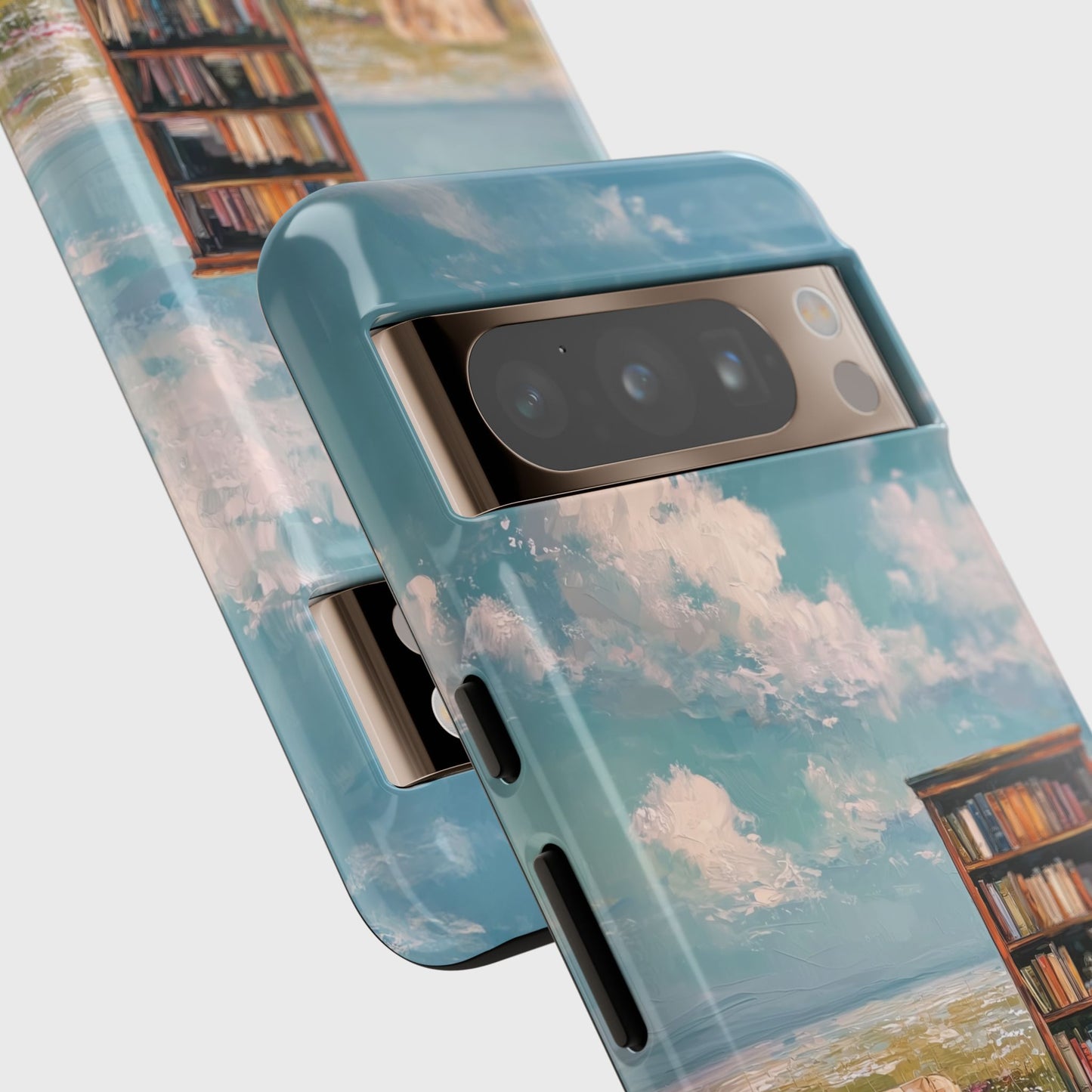 The Dreamer's Study – Surreal Meadow Design Phone Case for Google Pixel