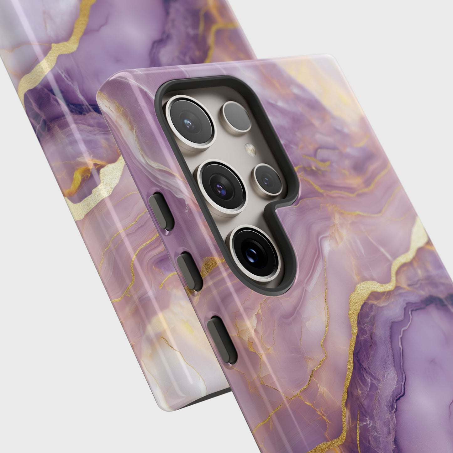 Dreamy Purple Marble Design Samsung Phone Case