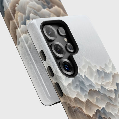 The Sweeping Valley – Sculptural Mountain Design Phone Case for Galaxy S series Phones