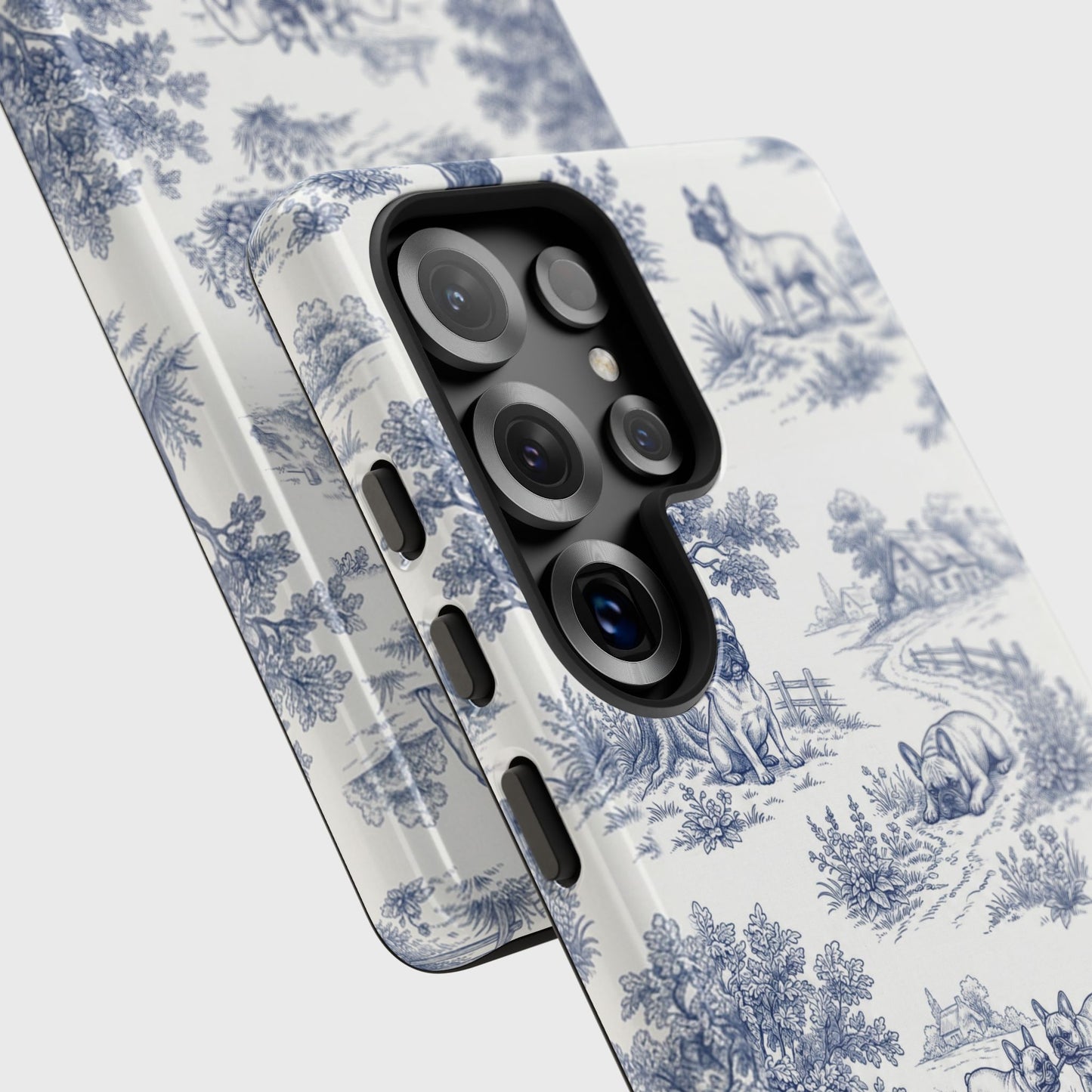 Toile de Frenchie Design Phone Case for Galaxy S series Phones