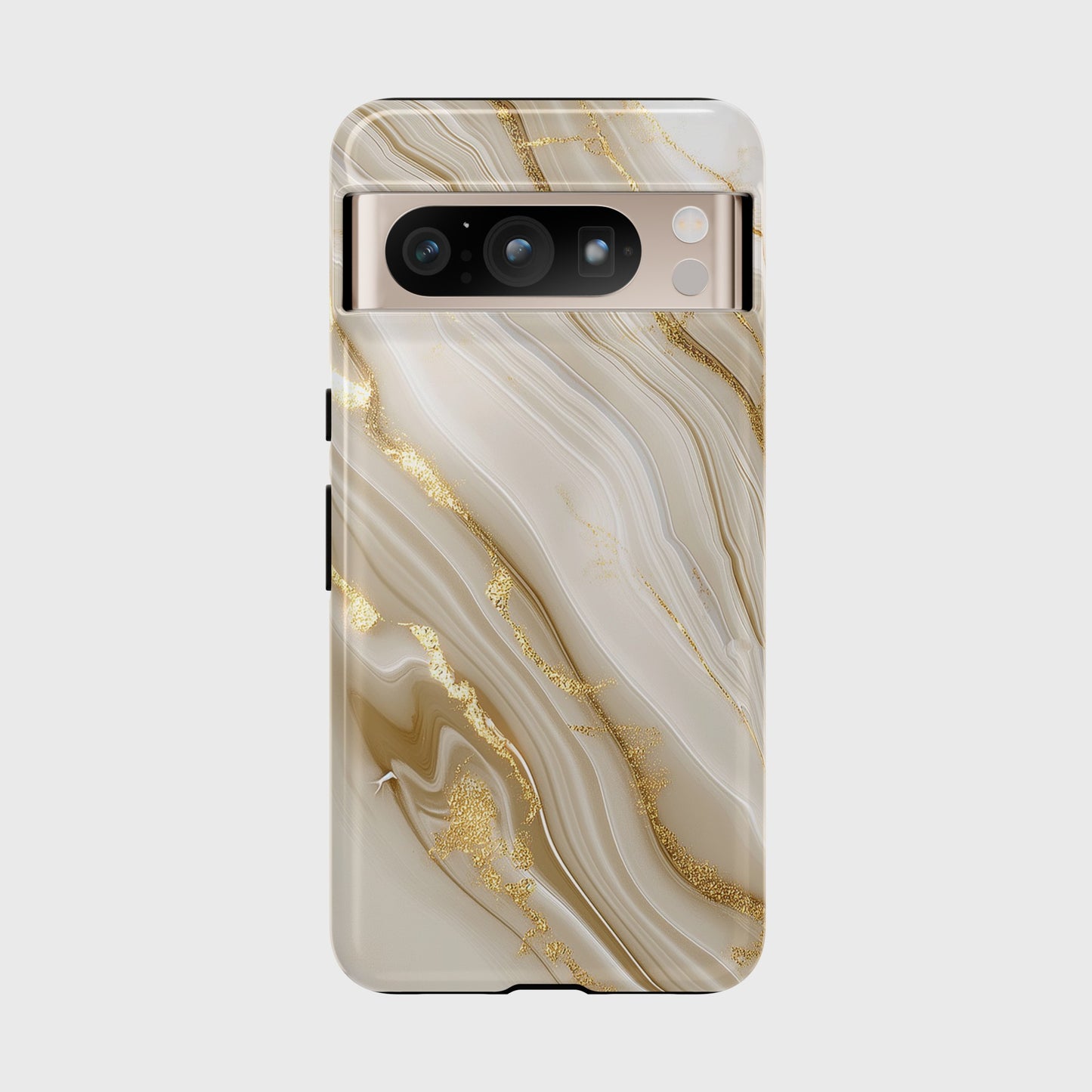 Gold Marble Design Google Pixel Phone Case