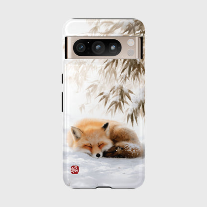 The Sleeping Kitsune Design Phone Case for Google Pixel