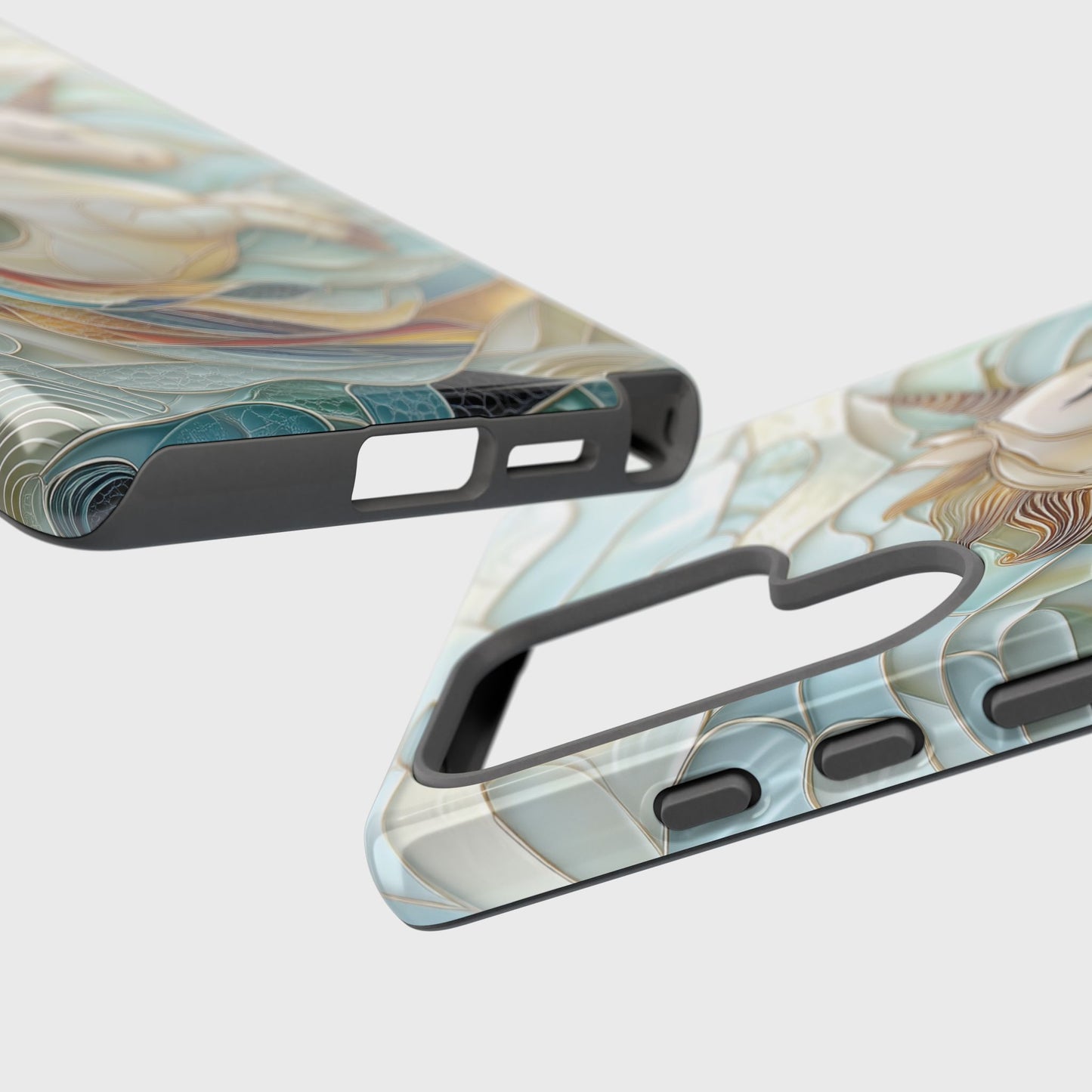 Cute Unicorn Stained Glass Design Phone Case for Galaxy S series Phones
