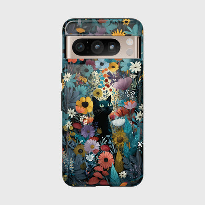 Garden Kitty Design Phone Case for Google Pixel