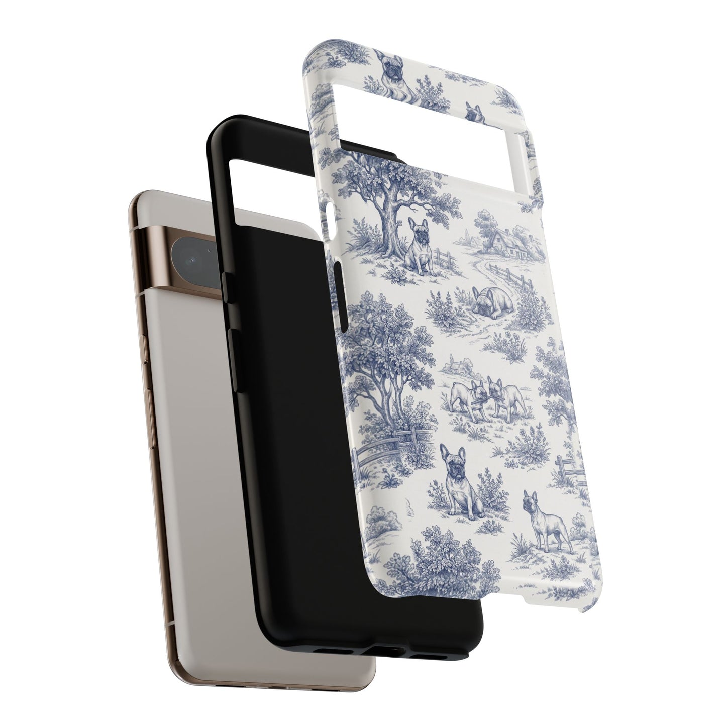 Toile de Frenchie Design Phone Case for Google Pixel