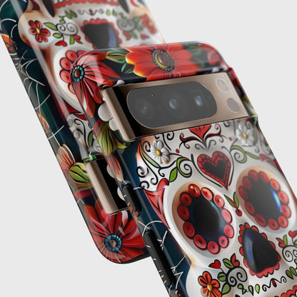 Calaveritas Mexican Sugar Skull Design Google Pixel Phone Case