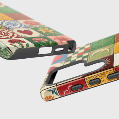 The Mediterranean Mosaic – Ceramic Tile Design Phone Case for Galaxy S series Phones