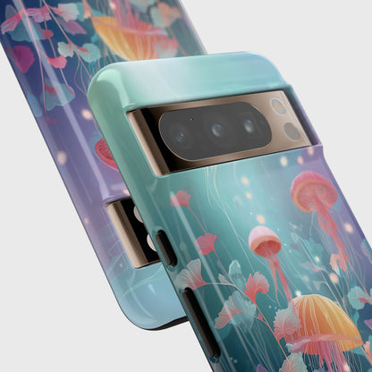 Ethereal Jellyfish Design Phone Case for Google Pixel