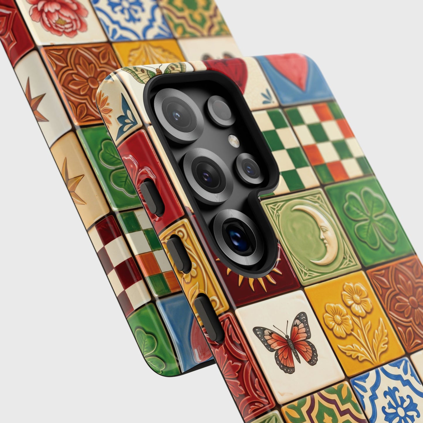 The Mediterranean Mosaic – Ceramic Tile Design Phone Case for Galaxy S series Phones