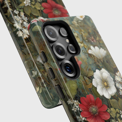 Vintage Rouge Design Phone Case for Galaxy S series Phones