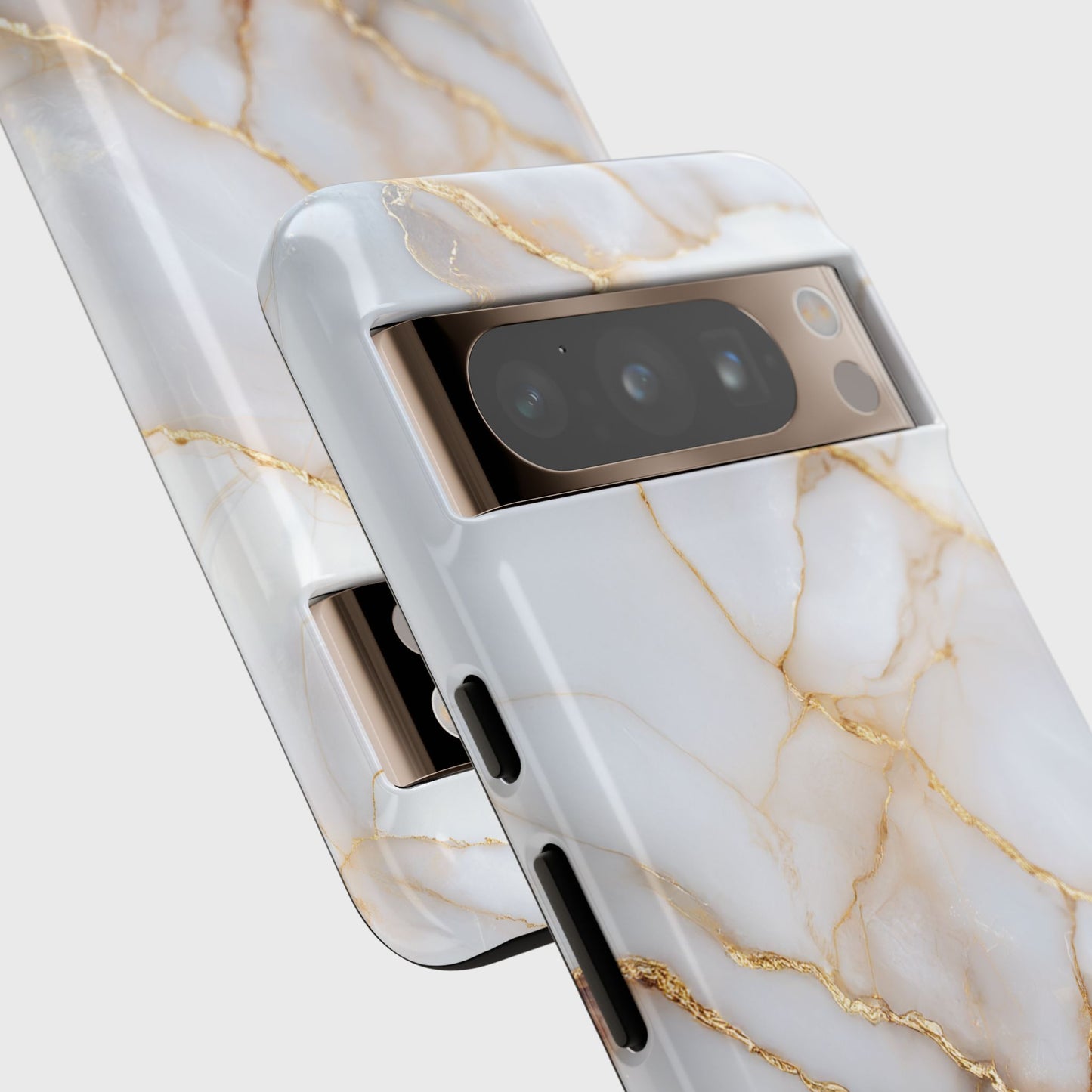Personalised Luxury White Marble Design Phone Case for Google Pixel