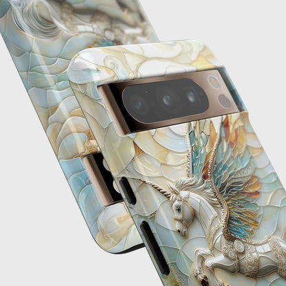 Flying Unicorn Abstract Art Design Phone Case for Google Pixel