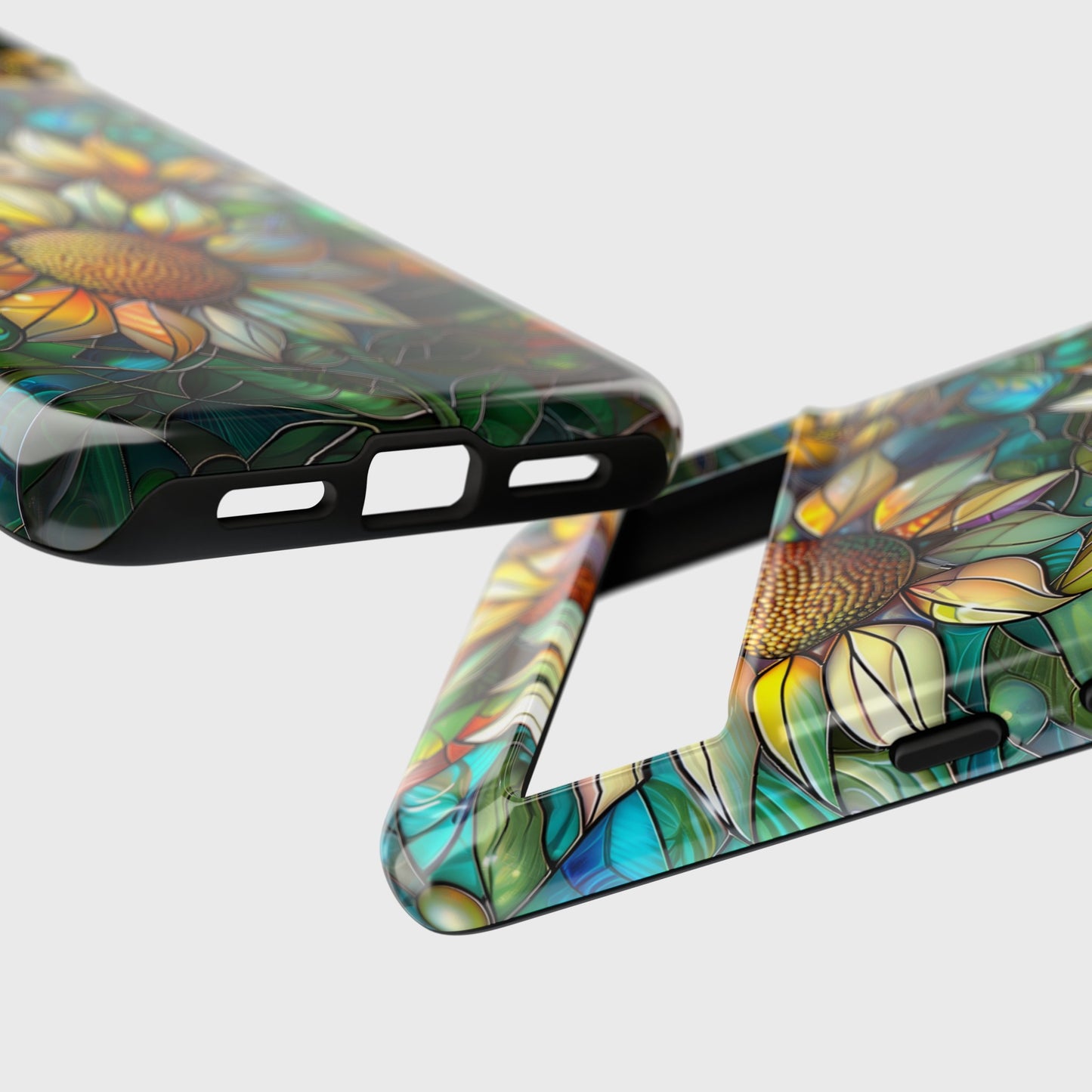 Sunflowers Stained Glass Design Google Pixel Phone Case