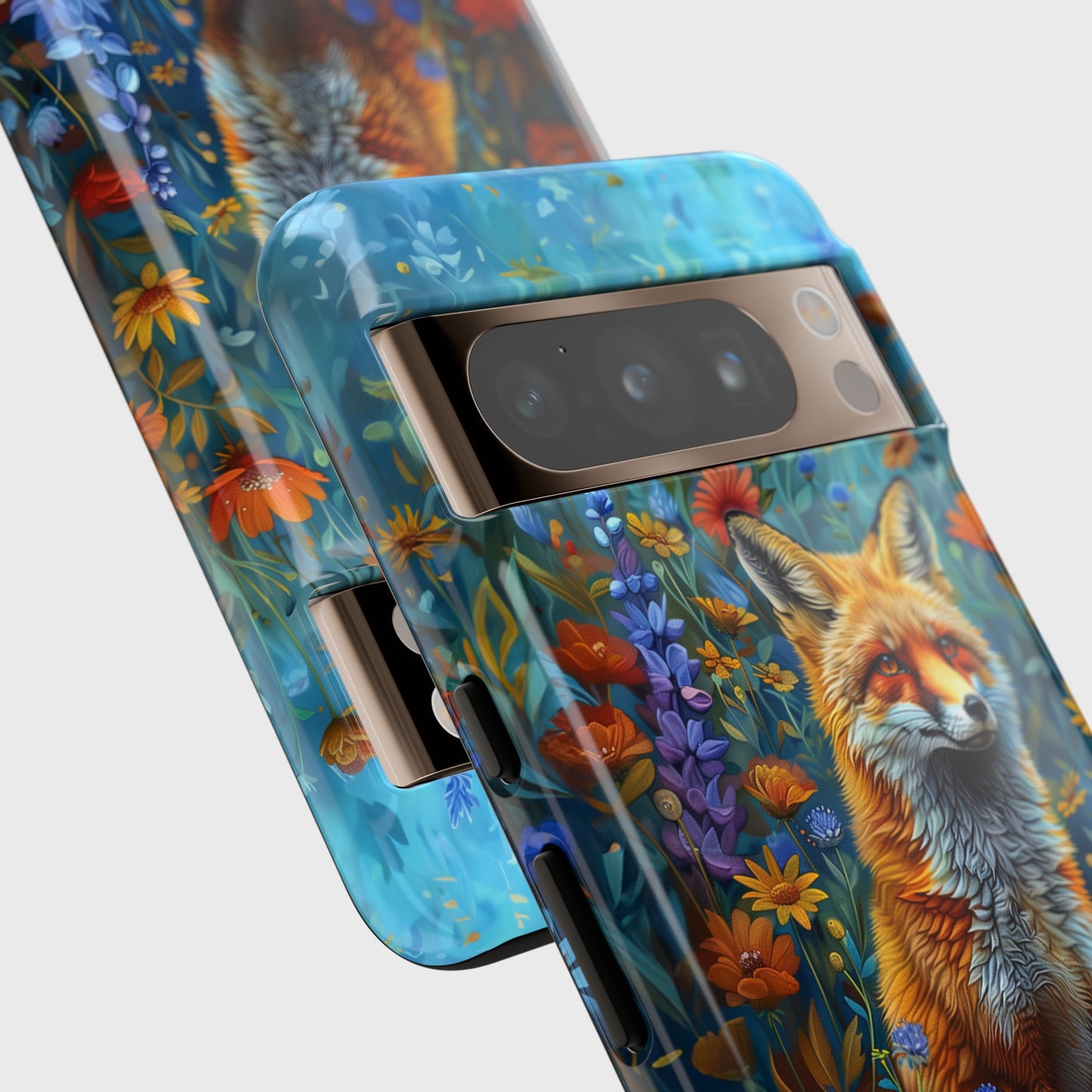 Fox in Enchanted Meadow Design Google Pixel Phone Case