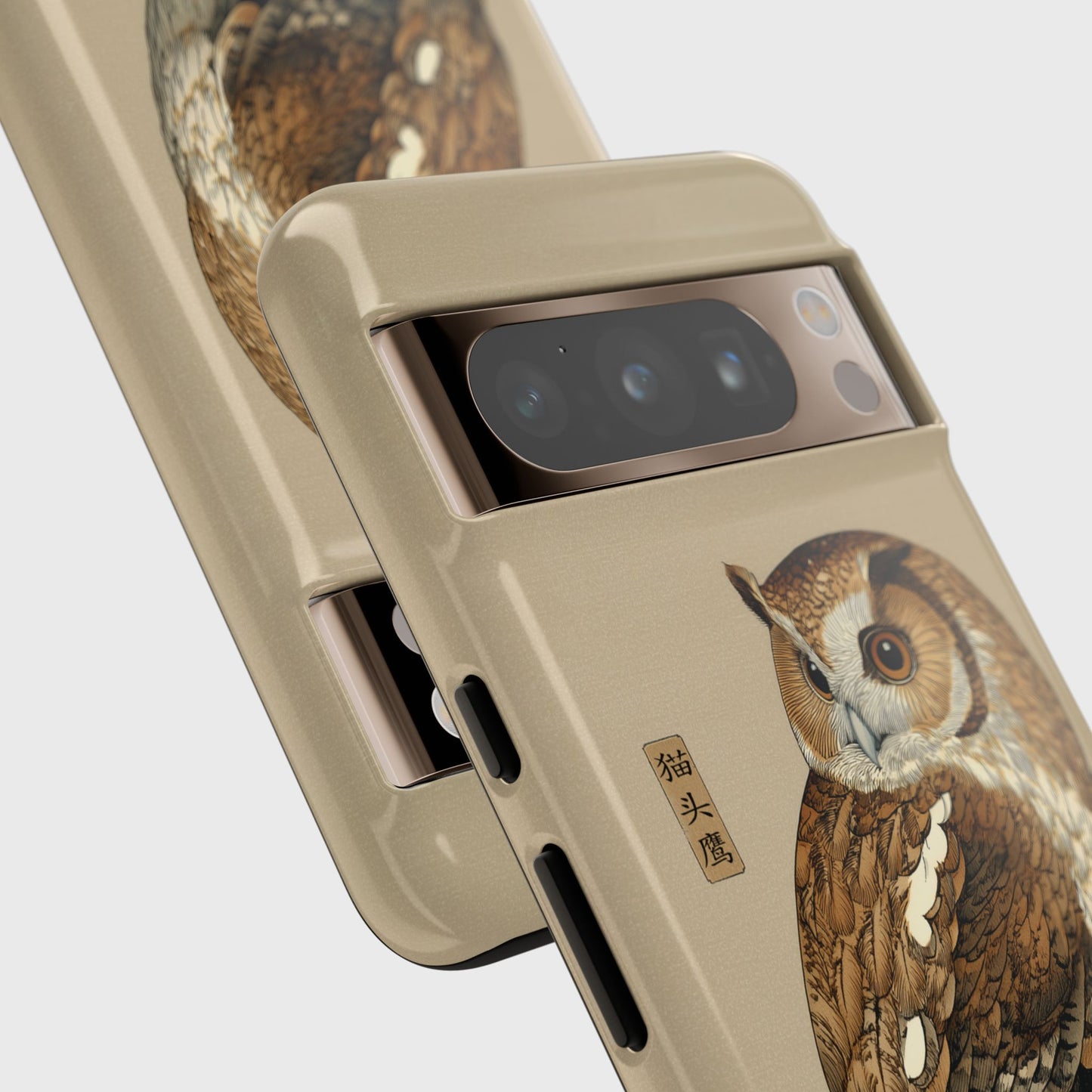 The Classic Scholar – Vintage Owl Design Phone Case for Google Pixel