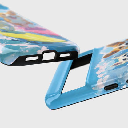 The Summer Surf Dogs – Impasto Action Design Phone Case for Google Pixel