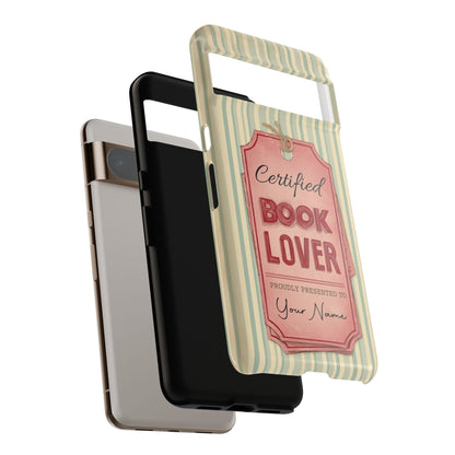 Certified Book Lover – Personalized Vintage Design Phone Case for Google Pixel