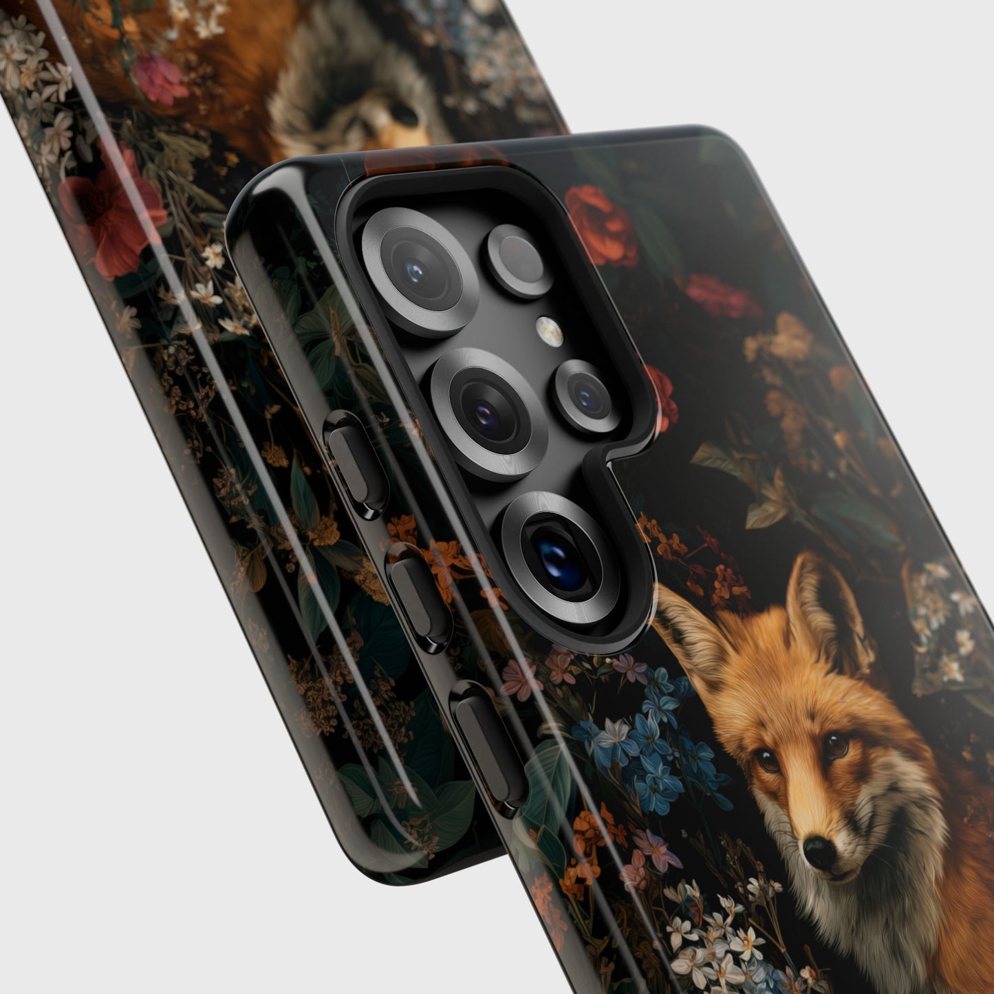 Midnight Garden Fox Design Phone Case for Galaxy S series Phones