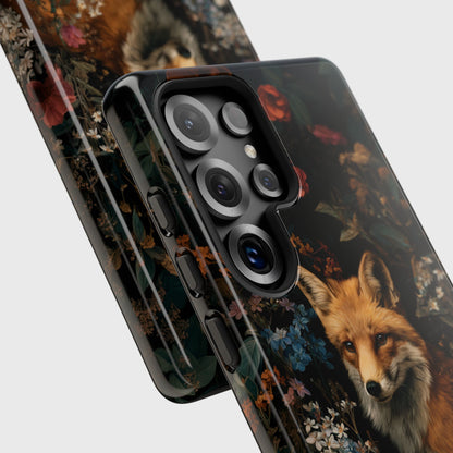 Midnight Garden Fox Design Phone Case for Galaxy S series Phones